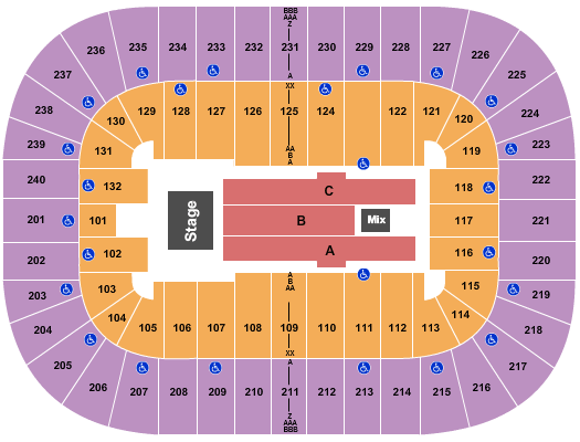 Greensboro Coliseum Trans-Siberian Orchestra Seating Chart